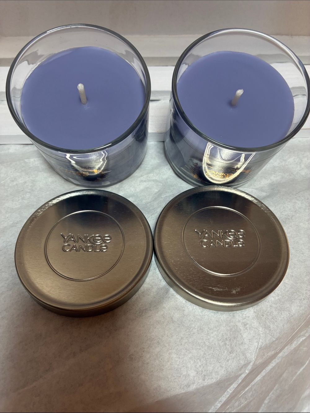Yankee Candle Moonlit Woods Jar Candle - Purple with Gold Lid - Picture 5 of 5